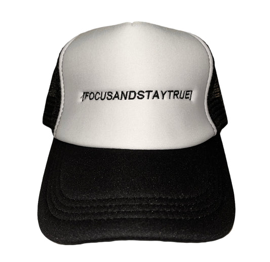 FAST Black/White Trucker Hat